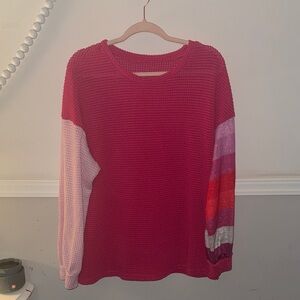 Colorful Knit Sweater